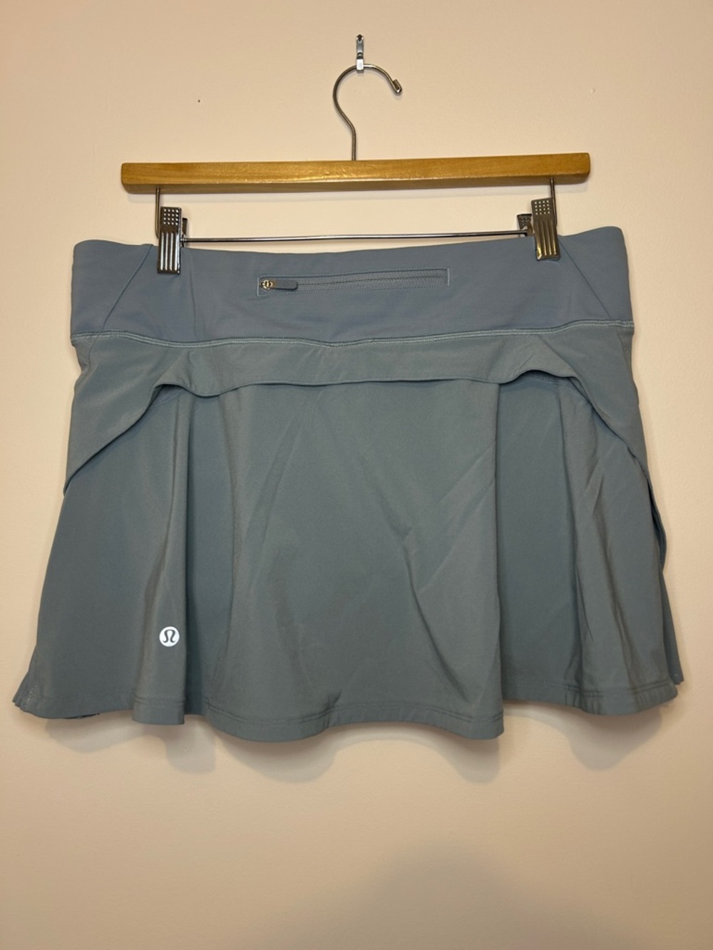 Lululemon Play Off the Pleats Skirt Blue Cast Size 10 Athletic Tennis Skirt - Picture 3 of 7